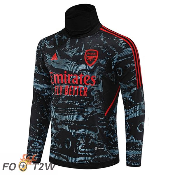 Training Sweatshirt Arsenal Col haut Bleu Rouge 2022/2023