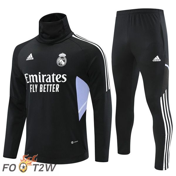 Survetement De Foot Real Madrid Col haut Noir 2022/2023