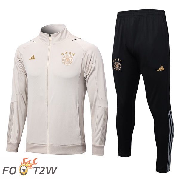 Ensemble Veste Survetement De foot Allemagne Marron 2022/2023