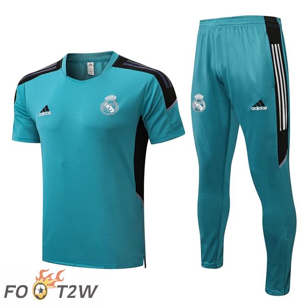 Ensemble Training T-Shirts Real Madrid + Pantalon Vert 2022/2023