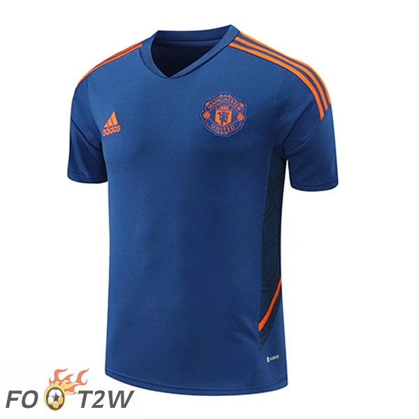 Training T-Shirts Manchester United Bleu 2022/2023