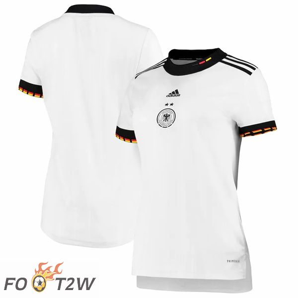 Maillot Foot Equipe de Allemagne Femme Domicile Blanc Euro Féminin 2022