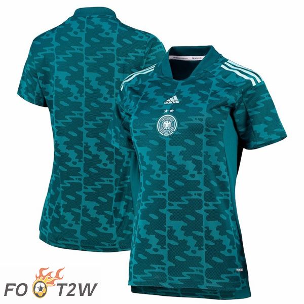 Maillot Foot Equipe de Allemagne Femme Exterieur Bleu Euro Féminin 2022