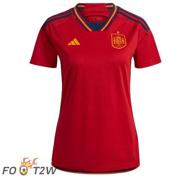 Maillot Foot Espagne Femme Domicile Rouge 2022/2023