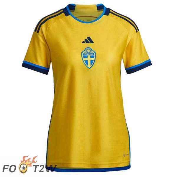 Maillot Foot Suede Femme Domicile Jaune 2022/2023