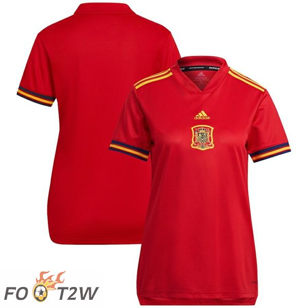 Maillot Foot Equipe de Espagne Femme Domicile Rouge Euro Féminin 2022