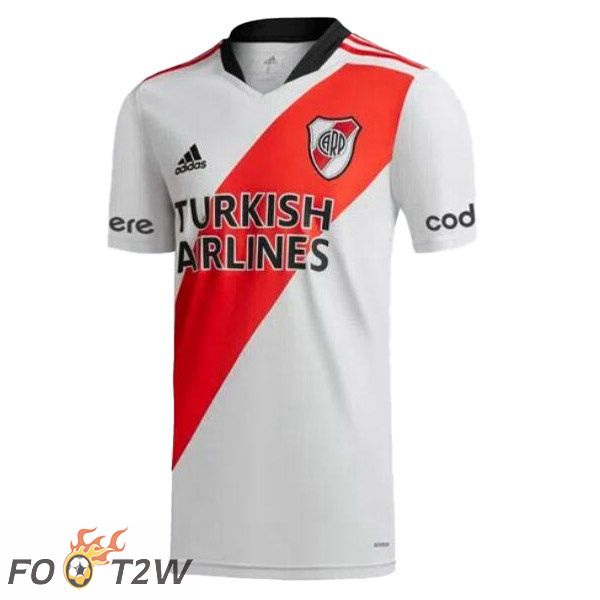 Maillot Foot River Plate Domicile Blanc Rouge 2022/2023