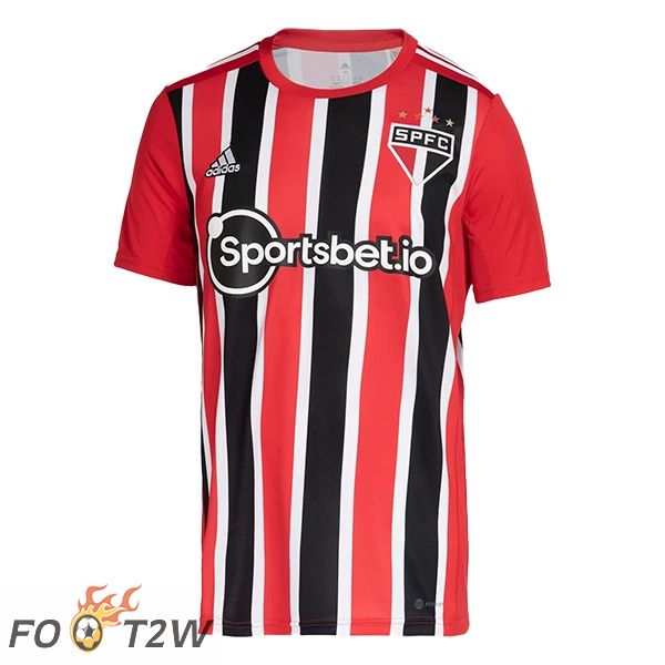 Maillot de Foot Sao Paulo FC Exterieur Rouge 2022/2023