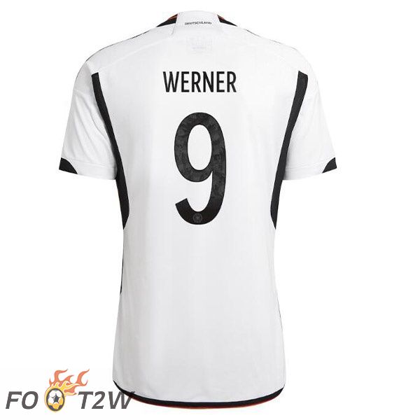 Maillot Allemagne (VOLLAND 9) Domicile Noir Blanc Coupe du monde 2022