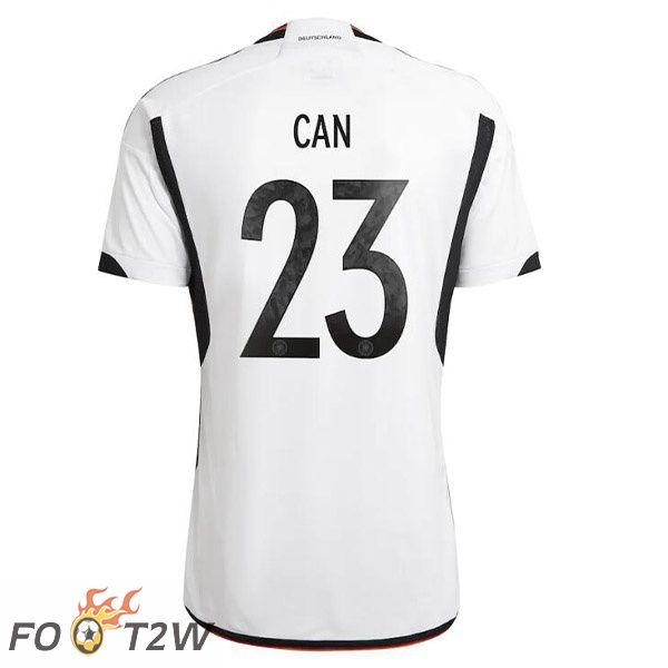 Maillot Allemagne (CAN 23) Domicile Noir Blanc Coupe du monde 2022