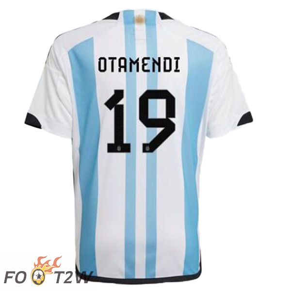 Maillot Foot Equipe De Argentine (OTAMENDI 19) Domicile Coupe Du Monde 2022