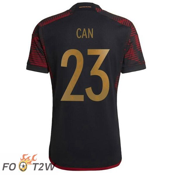 Maillot Allemagne (CAN 23) Exterieur Noir Coupe du monde 2022