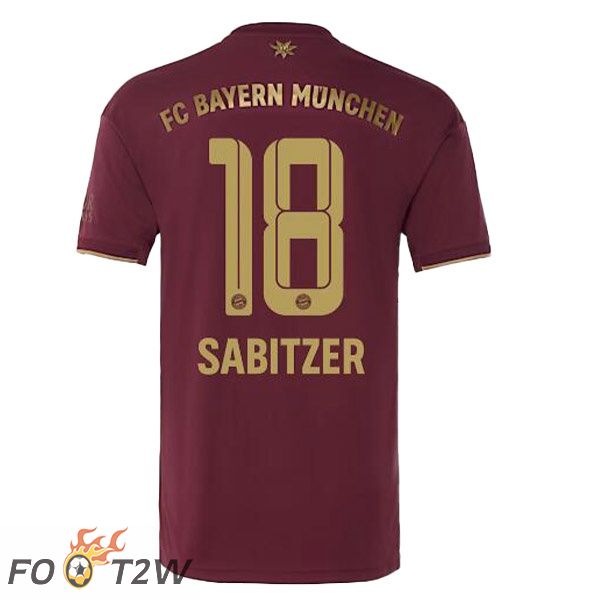 Maillot De Foot Bayern Munich (Sabitzer 18) Edition Speciale Rouge 2022/2023