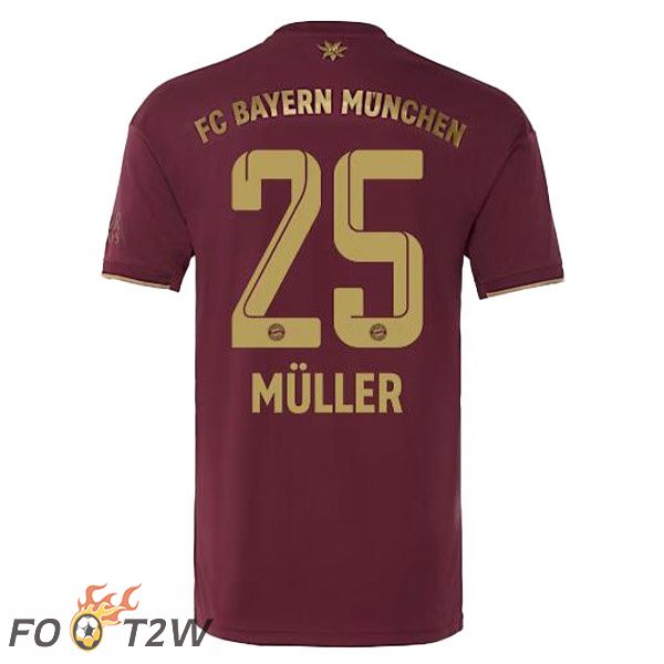 Maillot De Foot Bayern Munich (Müller 25) Edition Speciale Rouge 2022/2023