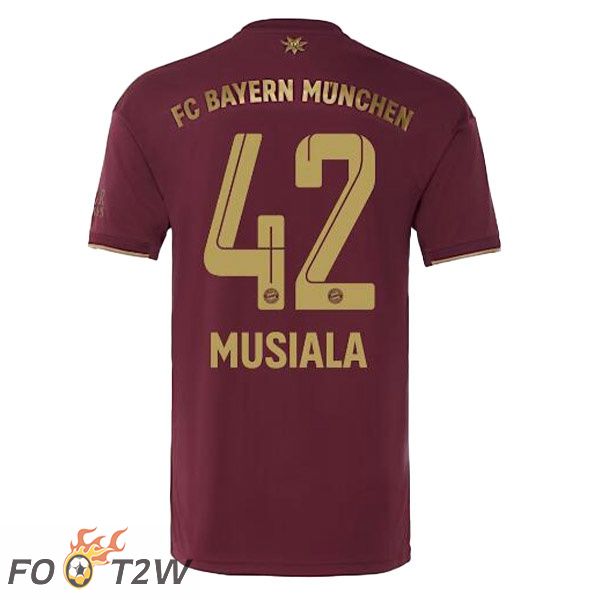 Maillot De Foot Bayern Munich (Musiala 42) Edition Speciale Rouge 2022/2023