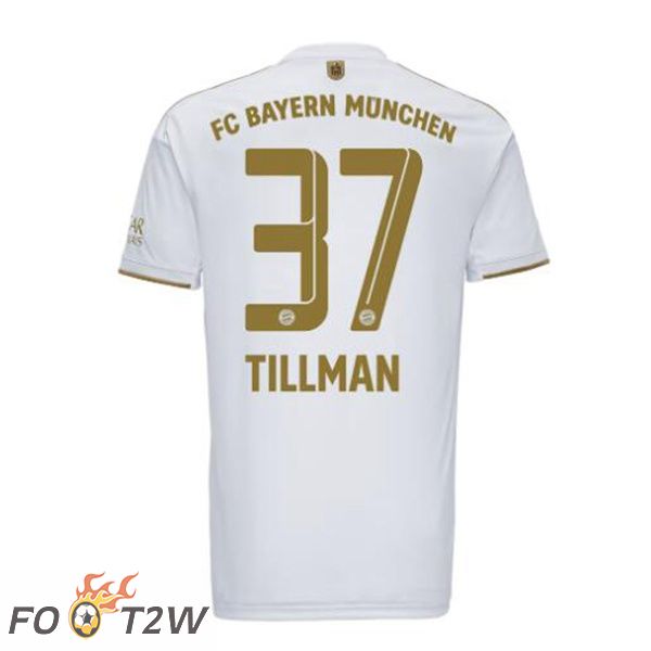 Maillot De Foot Bayern Munich (Tillman 37) Exterieur Blanc 22/23