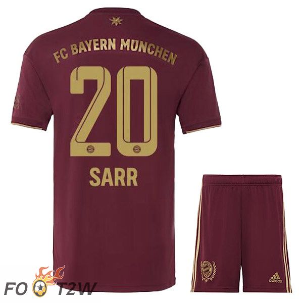 Maillot De Foot Bayern Munich (Sarr 20) Enfant Edition Speciale Rouge 2022/2023