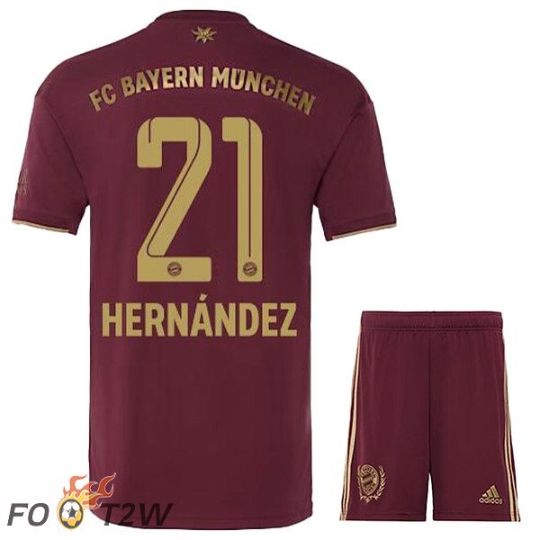 Maillot De Foot Bayern Munich (Hernández 21) Enfant Edition Speciale Rouge 2022/2023