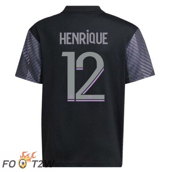 Maillot De Foot Lyon OL (HENRIQUE 12) Third Noir 2022/2023