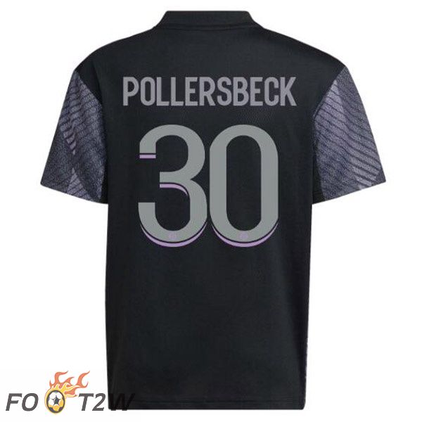 Maillot De Foot Lyon OL (POLLERSBECK 30) Third Noir 2022/2023