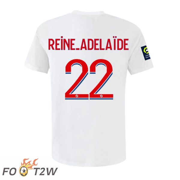 Maillot De Foot Lyon OL (REINE-ADELAÏDE 22) Domicile Blanc 22/23