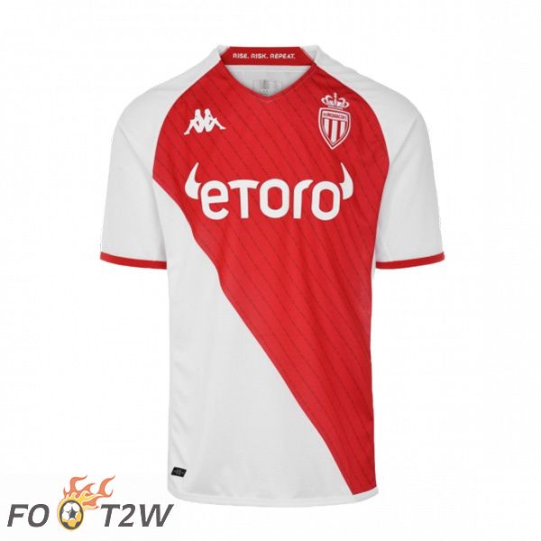 Maillot de Foot AS Monaco Domicile Rouge Blanc 2022/2023