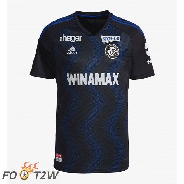 Maillot de Foot RC Strasbourg Alsace Third Noir 2022/2023