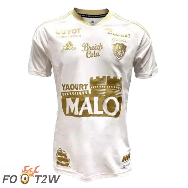 Maillot De Foot Stade Brestois Exterieur Blanc 2022/2023