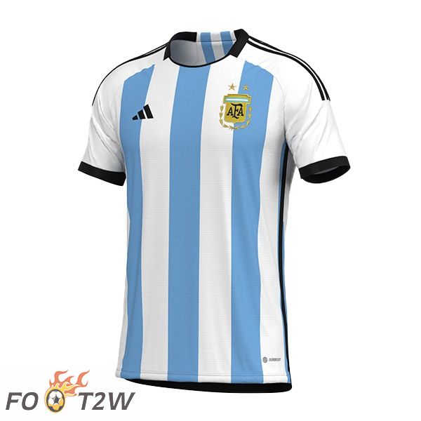 Maillot Foot Equipe de Argentine Bleu Blanc Version Fuite 2022/2023