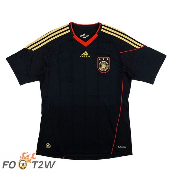 Maillot Foot Equipe de Allemagne Exterieur Noir Version Fuite Coupe du monde 2022