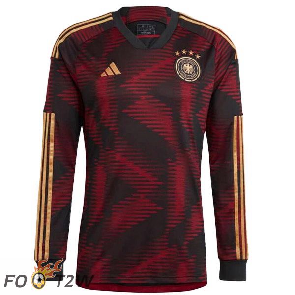 Maillot Equipe de Allemagne Exterieur Manche longue Noir 2022/2023