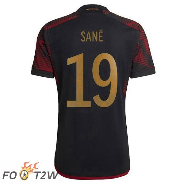 Maillots Equipe de Allemagne (SANÉ 19) Exterieur Noir 2022/2023