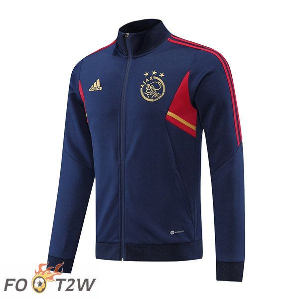 Veste Foot Afc Ajax Bleu 2022/2023