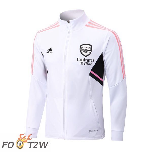 Veste Foot Arsenal Blanc 2022/2023