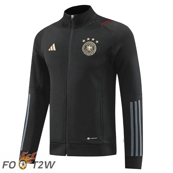 Veste Foot Allemagne Noir 2022/2023