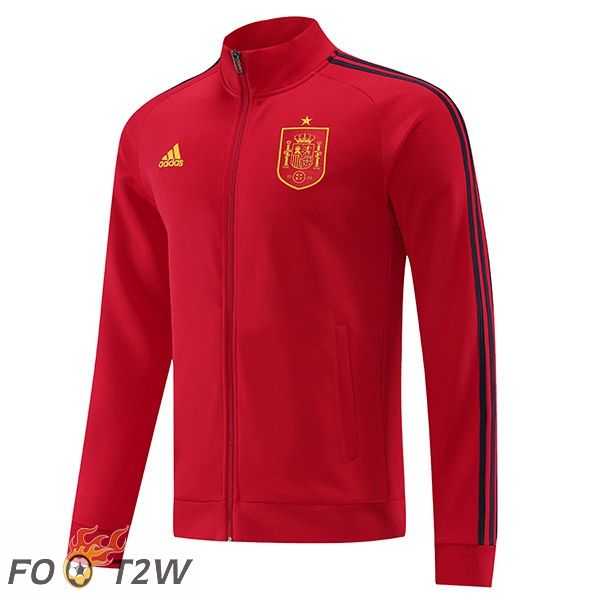 Veste Foot Espagne Rouge 2022/2023