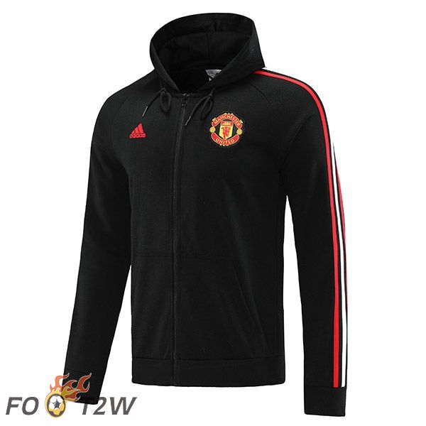 Veste A Capuche Manchester United Noir 2022/2023