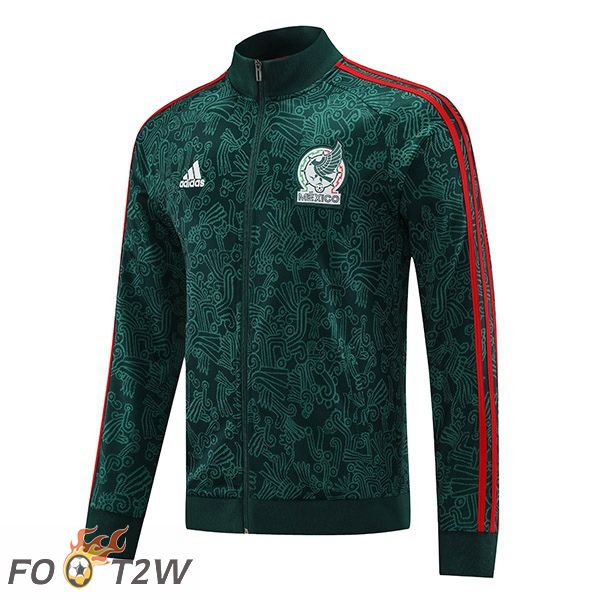 Veste De Foot Mexique Vert 2022/2023