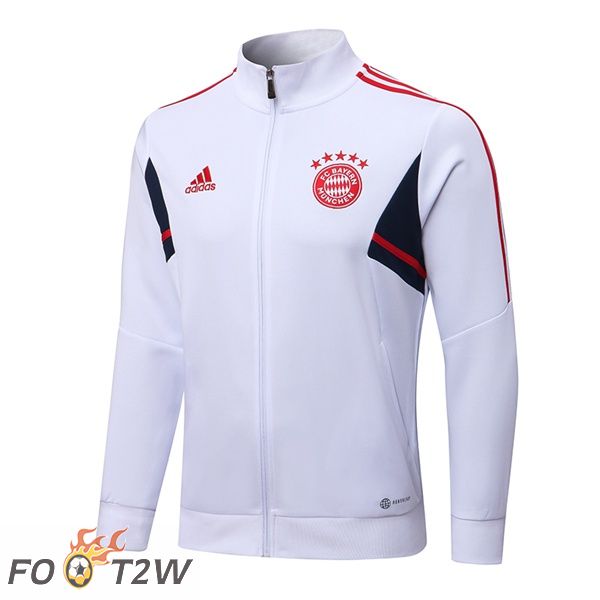 Veste Foot Bayern Munich Blanc 22/23