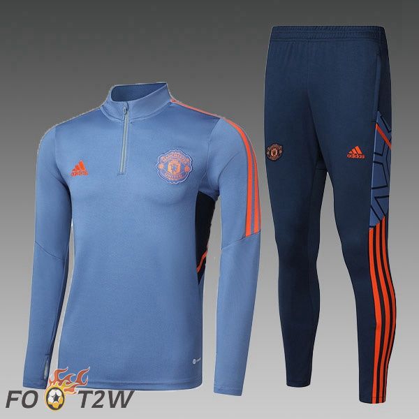 Survetement Foot Manchester United Enfant Gris 2022/2023