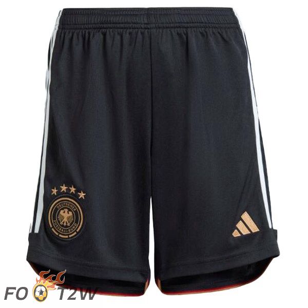 Short Foot Allemagne Domicile Noir Blanc 2022/2023