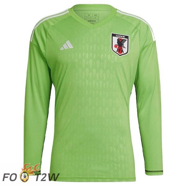 Maillot Japon Gardien de but Manche longue Vert Coupe du monde 2022