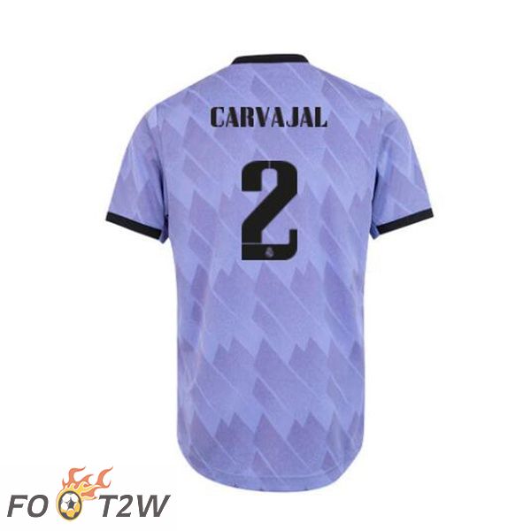 Maillot De Foot Real Madrid (Carvajal 2) Exterieur Pourpre 22/23