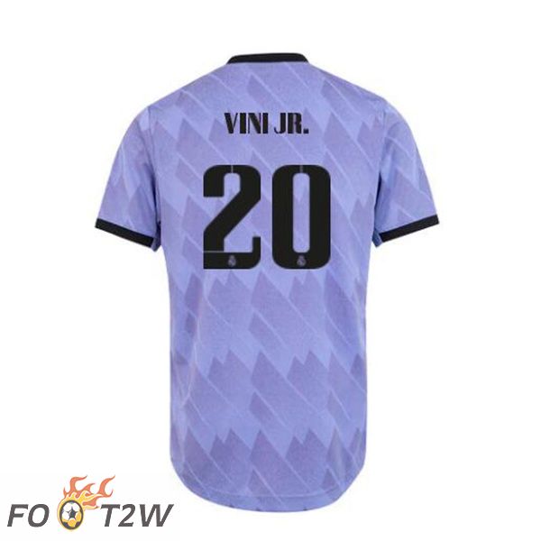 Maillot De Foot Real Madrid (Vini Jr. 20) Exterieur Pourpre 22/23