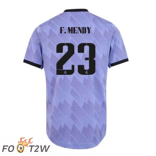 Maillot De Foot Real Madrid (F. Mendy 23) Exterieur Pourpre 22/23