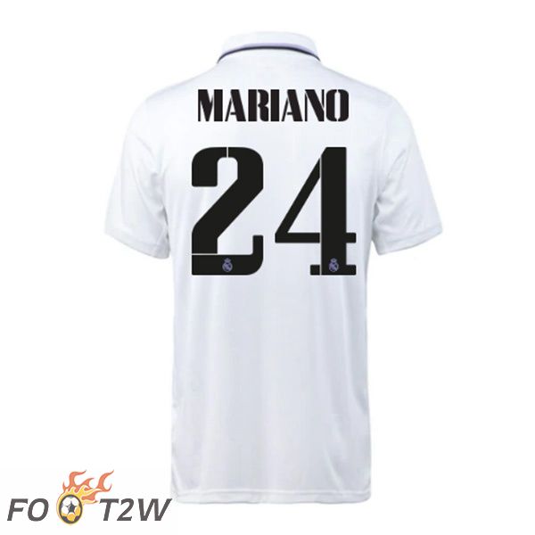 Maillot de Foot Real Madrid (Mariano 24) Domicile Blanc 2022/2023