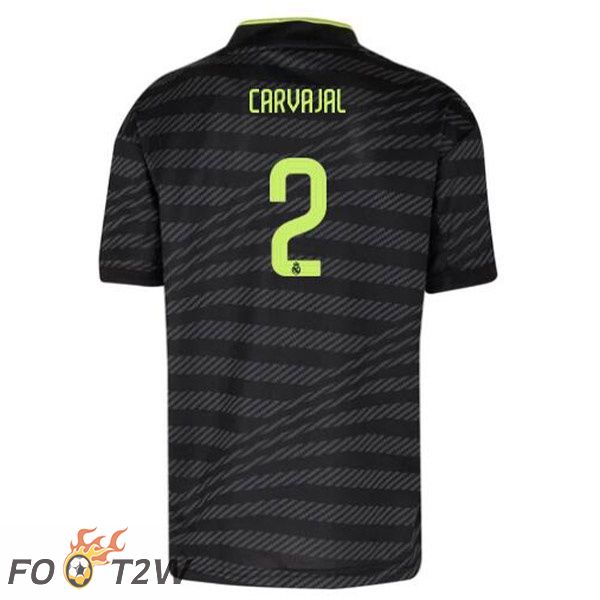 Maillot Foot Real Madrid (Carvajal 2) Third Noir 2022/2023