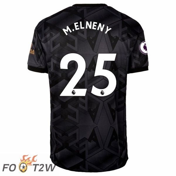 Maillot de Foot Arsenal (M.ELNENY 25) Exterieur Noir 2022/2023