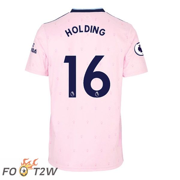 Maillot de Foot Arsenal (HOLDING 16) Exterieur Rose 2022/2023