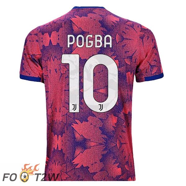 Maillot Foot Juventus (POGBA 10) Exterieur Rose 2022/2023